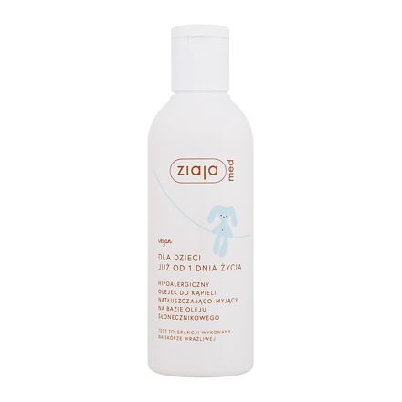 Ziaja Med Kids Hypoallergenic Bath Oil dětský vyživující a mycí koupelový olej 200 ml