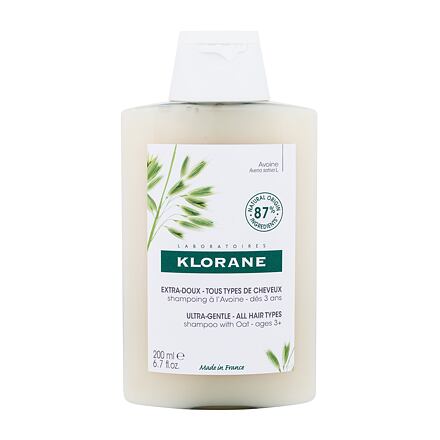 Klorane Oat Milk Ultra-Gentle dámský ultra jemný šampon pro všechny typy vlasů 200 ml pro ženy