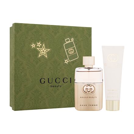 Gucci Guilty dámská dárková sada parfémovaná voda 50 ml + tělové mléko 50 ml pro ženy