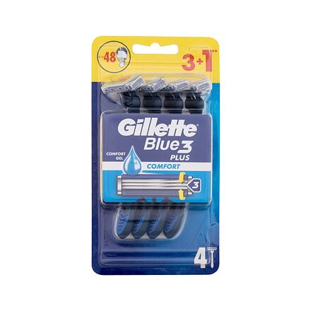 Gillette Blue3 Plus Comfort pánský jednorázová holítka 4 ks pro muže