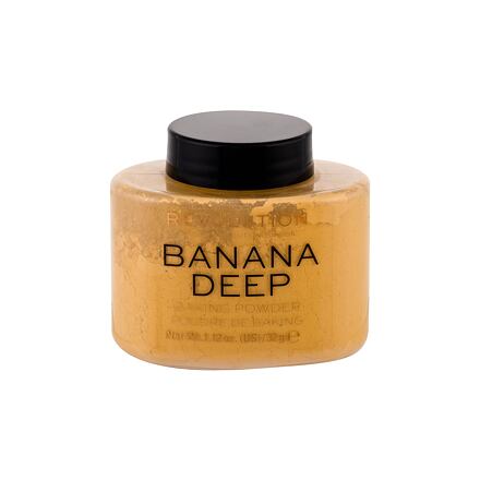 Makeup Revolution London Baking Powder sypký pudr 32 g odstín banana deep