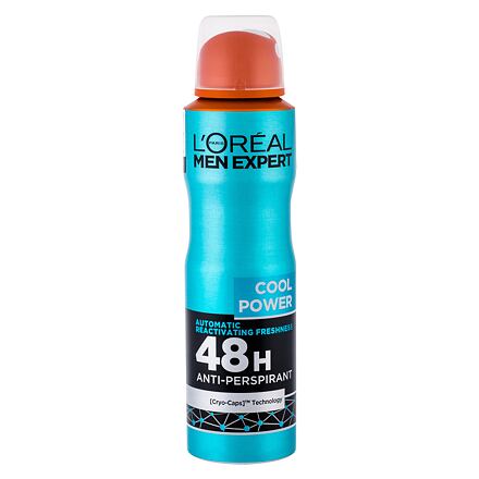 L'Oréal Paris Men Expert Cool Power 48H pánský antiperspirant deodorant ve spreji 150 ml pro muže