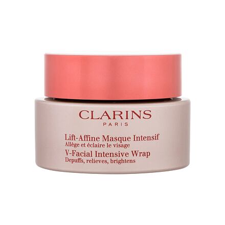 Clarins V-Facial Intensive Wrap dámská pleťová maska pro zmírnění otoků a rozjasnění 75 ml pro ženy