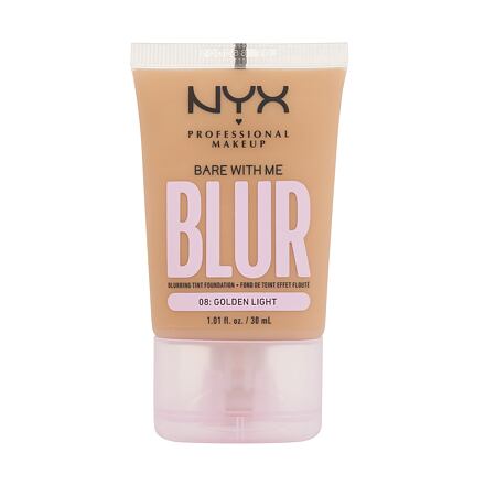 NYX Professional Makeup Bare With Me Blur Tint Foundation zmatňující make-up se středním krytím 30 ml odstín 08 Golden Light