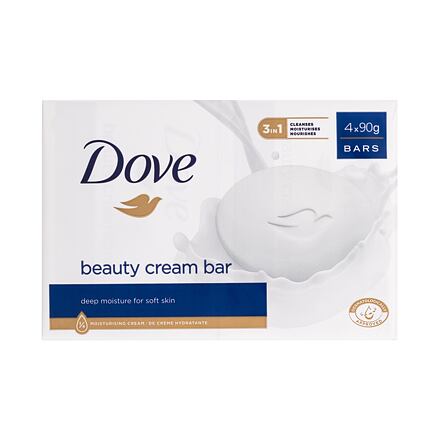 Dove Original Beauty Cream Bar dámské hydratační tuhé mýdlo 4x90 g pro ženy