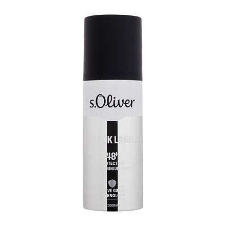 s.Oliver Black Label 48H pánský deodorant ve spreji bez obsahu hliníku 150 ml pro muže