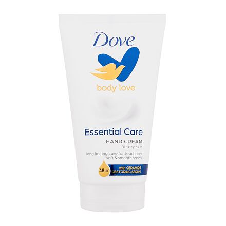 Dove Body Love Essential Care Hand Cream dámský hydratační a vyživující krém na ruce 75 ml pro ženy