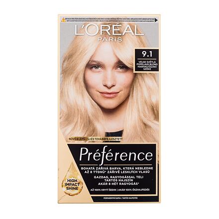 L'Oréal Paris Préférence dámská permanentní barva na vlasy 60 ml odstín blond pro ženy