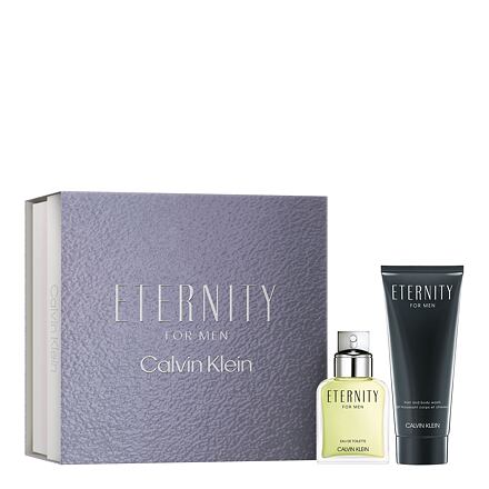 Calvin Klein Eternity For Men pánská dárková sada toaletní voda 50 ml + sprchový gel 100 ml pro muže