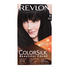 Barva na vlasy Revlon Colorsilk Beautiful Color 59,1 ml 10 Black poškozená krabička