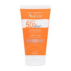 Opalovací přípravek na obličej Avene Sun Tinted Cream SPF50+ 50 ml