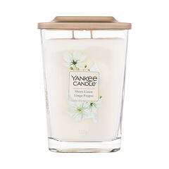 Vonná svíčka Yankee Candle Elevation Collection Sheer Linen 552 g vada zbarvení