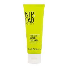 Pleťová maska NIP+FAB Purify Teen Skin Fix Wasabi Clay Mask 75 ml