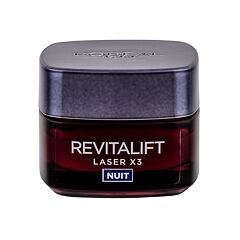 Noční pleťový krém L'Oréal Paris Revitalift Laser X3 Night Cream 50 ml poškozená krabička