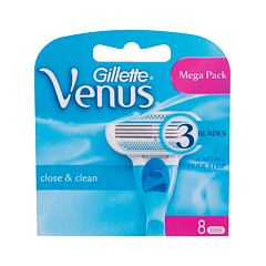 Náhradní břit Gillette Venus Close & Clean 8 ks poškozená krabička