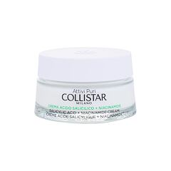 Denní pleťový krém Collistar Pure Actives (Attivi Puri) Salicylic Acid + Niacinamide Cream 50 ml poškozená krabička