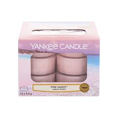 Vonná svíčka Yankee Candle Pink Sands 117,6 g vada zbarvení