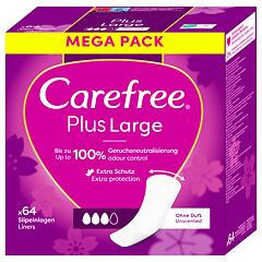 Slipová vložka Carefree Plus Large Unscented 64 ks