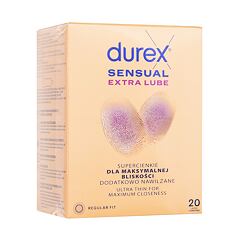 Kondomy Durex Sensual Extra Lube 20 ks