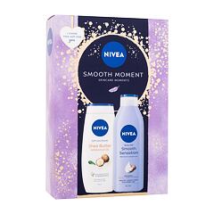 Tělové mléko Nivea Smooth Moment 250 ml poškozená krabička Kazeta