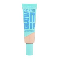 Make-up Rimmel London Kind & Free Glow It Up Moisturising Skin Tint 30 ml 001 Fair Porcelain