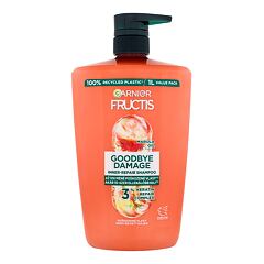 Šampon Garnier Fructis Goodbye Damage Repairing Shampoo 1000 ml poškozený flakon