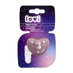 Klip na dudlík LOVI Night & Day Soother Holder Girl 1 ks poškozený obal