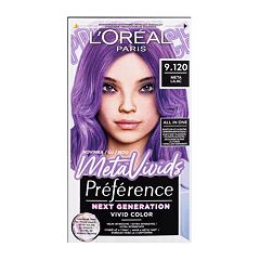 Barva na vlasy L'Oréal Paris Préférence Meta Vivids 75 ml 9.120 Meta Lilac poškozená krabička