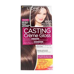 Barva na vlasy L'Oréal Paris Casting Creme Gloss 48 ml 600 Light Brown poškozená krabička