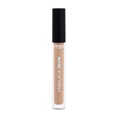 Gel a pomáda na obočí L'Oréal Paris Infaillible Brows Unbelieva Brow 48H Gel 3,4 ml 8.0 Light Cool Blonde poškozená krabička