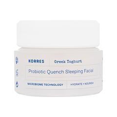 Noční pleťový krém Korres Greek Yoghurt Probiotic Quench Sleeping Facial 40 ml poškozená krabička