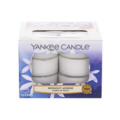 Vonná svíčka Yankee Candle Midnight Jasmine 117,6 g vada zbarvení