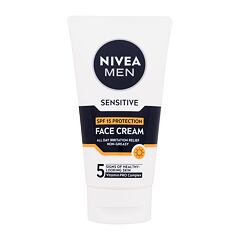 Denní pleťový krém Nivea Men Sensitive Face Cream SPF15 75 ml