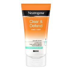 Pleťová maska Neutrogena Clear & Defend Wash-Mask 150 ml