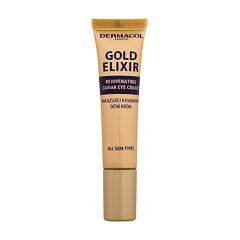 Oční krém Dermacol Gold Elixir Rejuvenating Caviar Eye Cream 15 ml