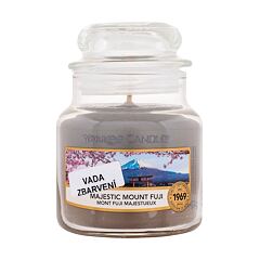 Vonná svíčka Yankee Candle Majestic Mount Fuji 104 g vada zbarvení