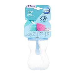 Hrneček Canpol babies Active Cup Sport Cup With Flip-Top Straw Blue 370 ml