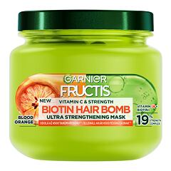 Maska na vlasy Garnier Fructis Vitamin & Strength Biotin Hair Bomb 320 ml