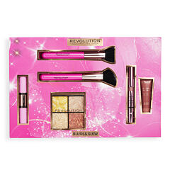 Rozjasňovač Makeup Revolution London Blush & Glow Gift Set 9,6 g Kazeta