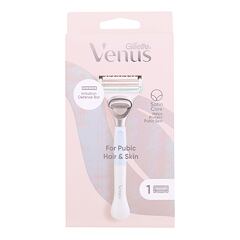 Holicí strojek Gillette Venus Satin Care For Pubic Hair & Skin 1 ks poškozená krabička