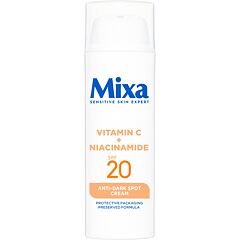 Denní pleťový krém Mixa Vitamin C + Niacinamide Anti-Dark Spot Cream SPF20 50 ml