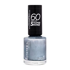 Lak na nehty Rimmel London 60 Seconds Super Shine 8 ml 812 Pedal To The Metal poškozený flakon