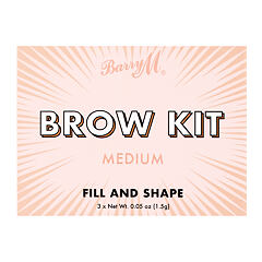 Set a paletka na obočí Barry M Brow Kit  4,5 g Medium