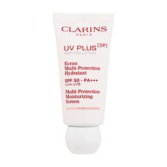 Denní pleťový krém Clarins UV Plus 5P Multi-Protection Moisturizing Screen SPF50 50 ml Rose