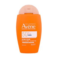 Opalovací přípravek na obličej Avene Sun Ultra Fluid Perfector SPF50 50 ml poškozená krabička