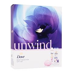 Sprchový gel Dove Unwind Gift Set 225 ml poškozená krabička Kazeta