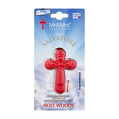 Vůně do auta Mr&Mrs Fragrance Salvatore Holy Woods Red 1 ks