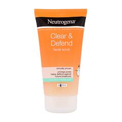 Peeling Neutrogena Clear & Defend Facial Scrub 150 ml