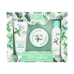 Krém na nohy Xpel Eucalyptus & Peppermint Foot Care Kit 100 ml poškozená krabička Kazeta