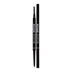 Tužka na obočí Revolution Relove Blade Brow 0,1 g Dark Brown poškozená krabička